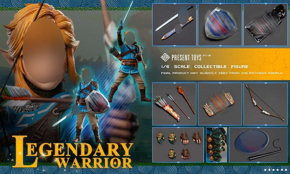 Preventa Figura Legendary Warrior marca Present Toys SP81 escala 1/6
