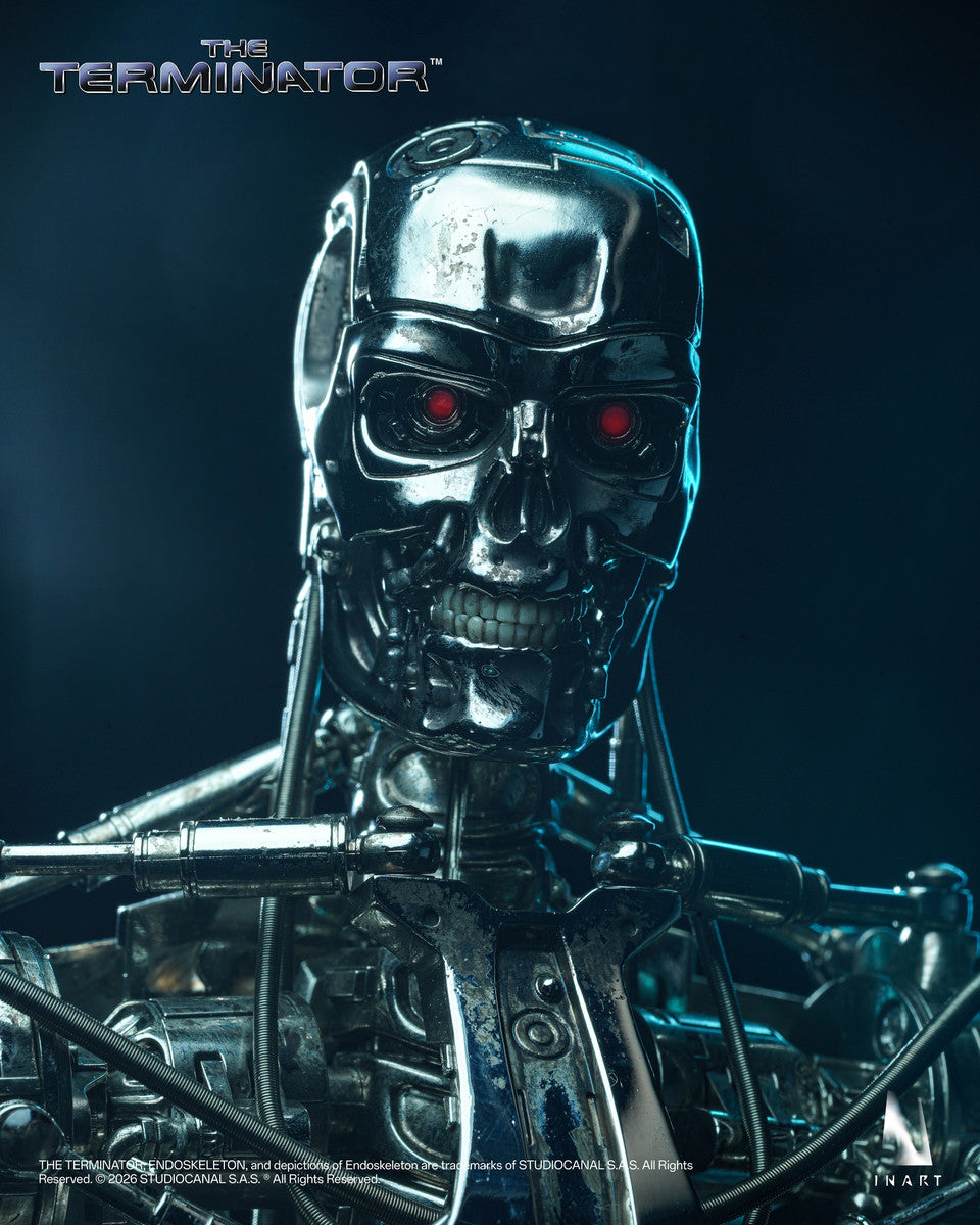 Preventa Figura T-800 Endoskeleton - The Terminator marca INART A036 Queen Studio escala 1/6