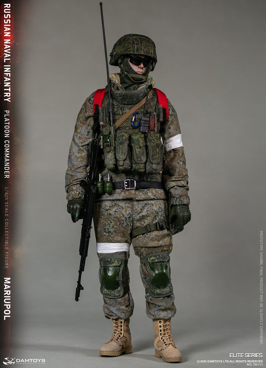 Preventa Figura Russian Naval Infantry Commander – Mariupol Edition marca Damtoys 78111 escala 1/6