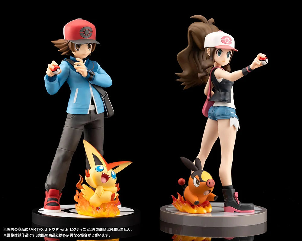 Preventa Estatua Hilbert con Victini - Pokemon - ArtFX J marca Kotobukiya escala 1/8