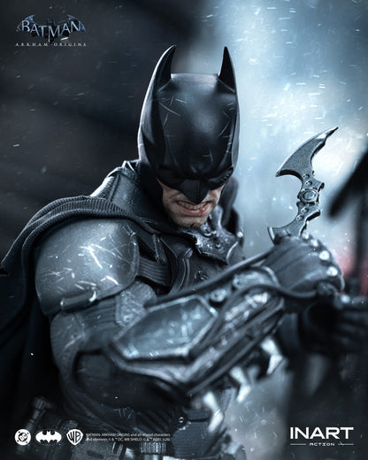 Preventa Figura BATMAN (Battle Damaged version) - Batman Arkham Origins marca INART G0007 escala 1/12