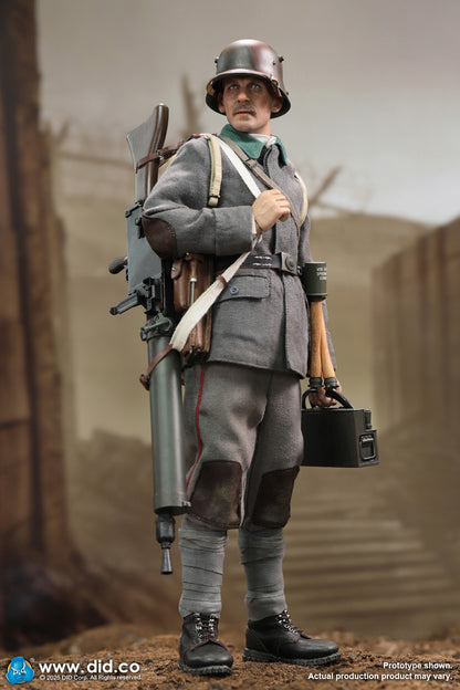 Preventa Figura Arthur - WWI German MG08 Machine Gunner marca DID D11015 escala 1/6