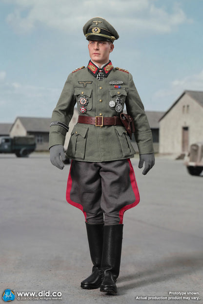 Preventa Figura Officer Otto Remer - WWII German Wehrmacht marca DID D80194 escala 1/6