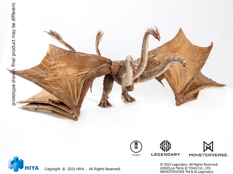 [EN STOCK] Figura King Ghidorah (Previews Exclusive) - Godzilla: King of the Monsters - Exquisite Basic marca HIYA EBG0072 (35 cm)