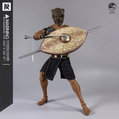 Pedido Figura African Warrior (Deluxe version) marca Young Rich YR031B escala 1/6