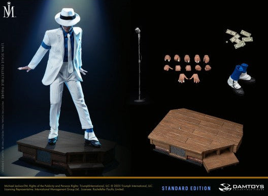 Preventa Figura Michael Jackson (Standard Edition) (Cabello Enraizado) - "Smooth Criminal" marca DAMTOYS DMS048 escala 1/6