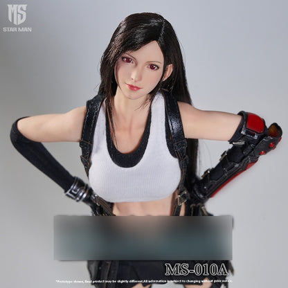 Preventa Figura Combat Girl (White Tank Top & Black Short Skirt version) marca Star Man MS-010A escala 1/6