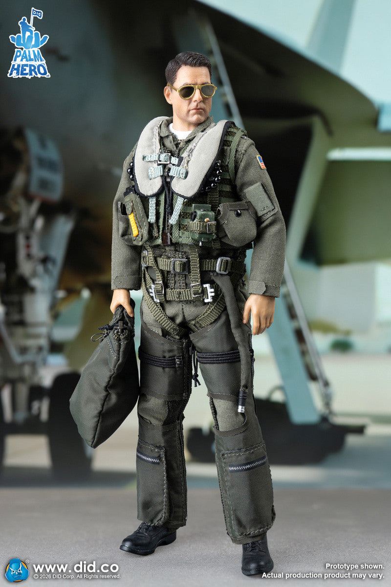 Pedido Figura Captain Mitchell - US Navy 18E Pilot marca DID XM80031 escala 1/12
