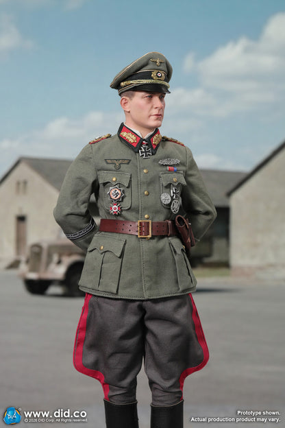 Preventa Figura Officer Otto Remer - WWII German Wehrmacht marca DID D80194 escala 1/6