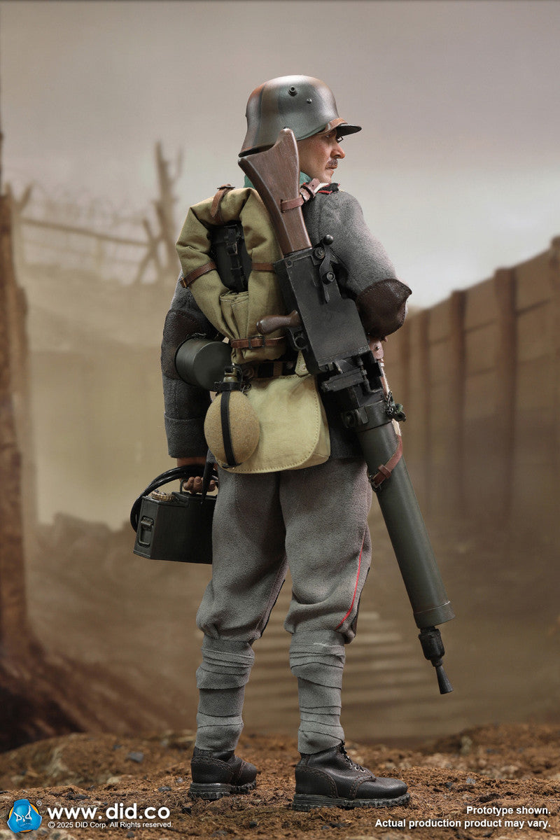 Preventa Figura Arthur - WWI German MG08 Machine Gunner marca DID D11015 escala 1/6