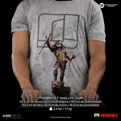 Preventa Estatua City Hunter Predator - Predator 2 marca Iron Studios escala de arte 1/10