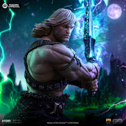 Preventa Estatua He-Man Unleashed - Masters of the Universe - Limited Edition marca Iron Studios escala de arte 1/10