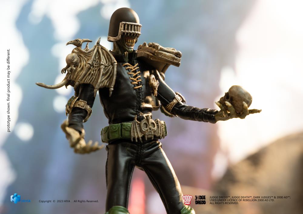 Preventa Figura Judge Death - 2000 AD Exquisite Super Series marca HIYA ESJ0054 escala 1/12