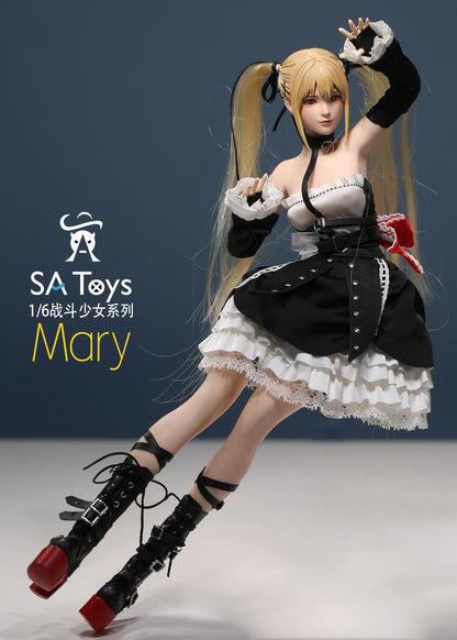 Preventa Figura Combat Girl Mary marca SA Toys M001 escala 1/6