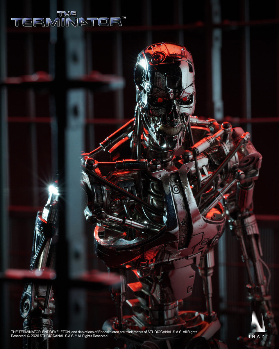 Preventa Figura T-800 Endoskeleton - The Terminator marca INART A036 Queen Studio escala 1/6