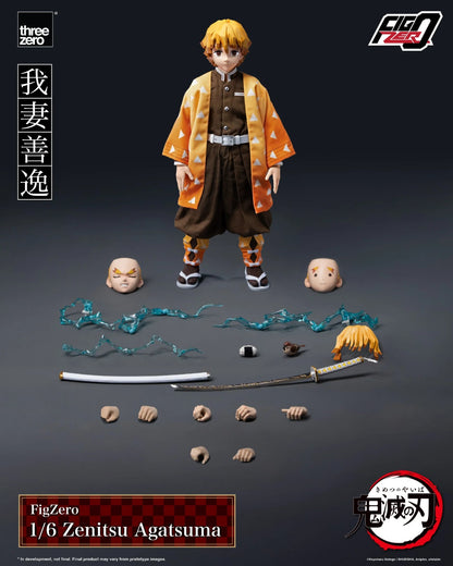Preventa Figura Zenitsu Agatsuma - Demon Slayer: Kimetsu no Yaiba - FigZero marca Threezero 3Z0699 escala 1/6
