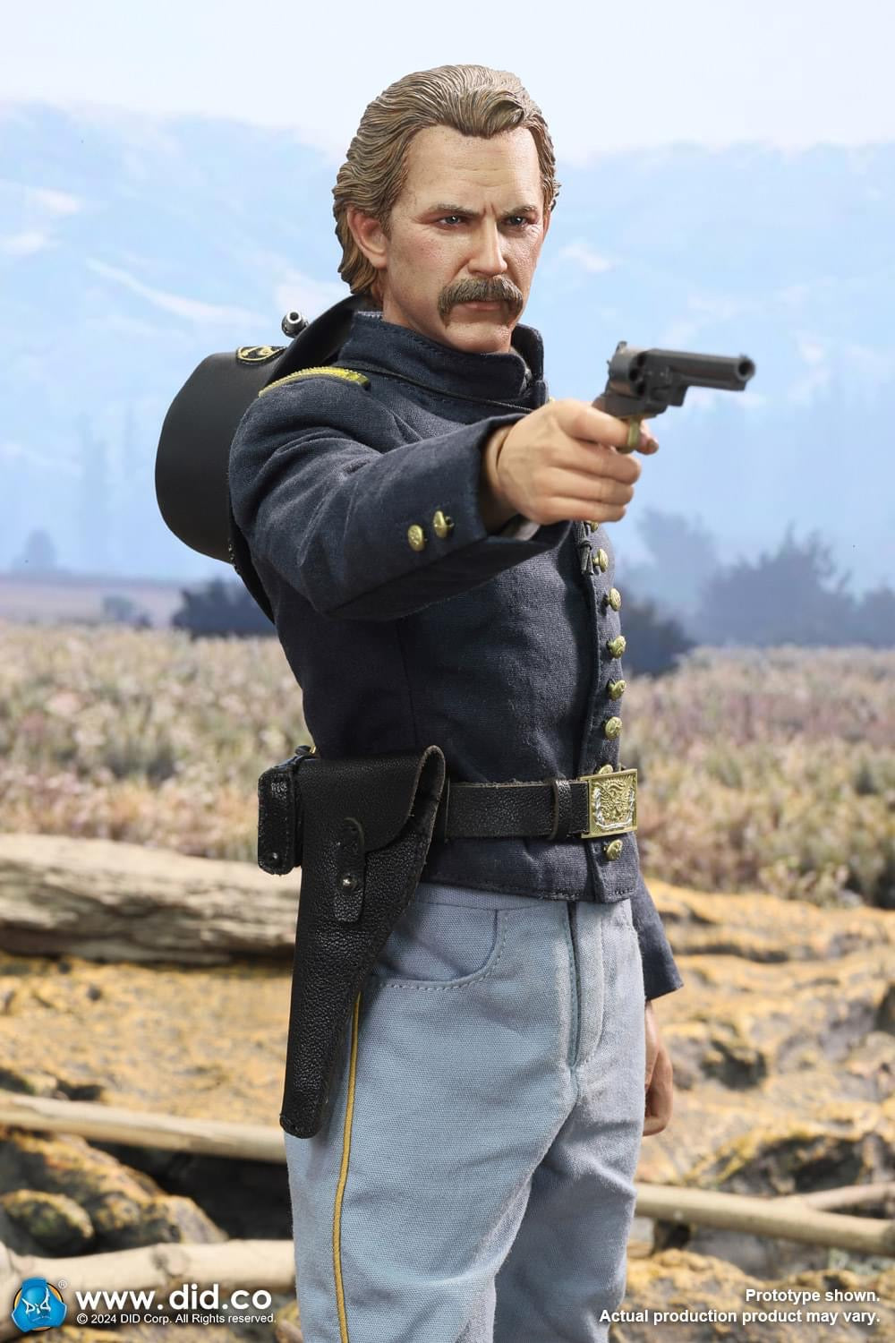 Preventa Figura Union Army Lieutenant John Dunbar - U.S. Civil War marca DID NS80175 escala 1/6