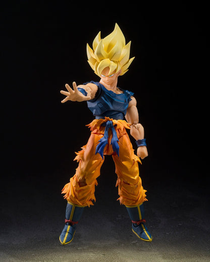 EN STOCK Figura SUPER SAIYAN SON GOKU - FIGHTER OF RAGE - S.H.Figuarts marca Bandai Namco escala 1/12 (SOLO 1 DISPONIBLE)