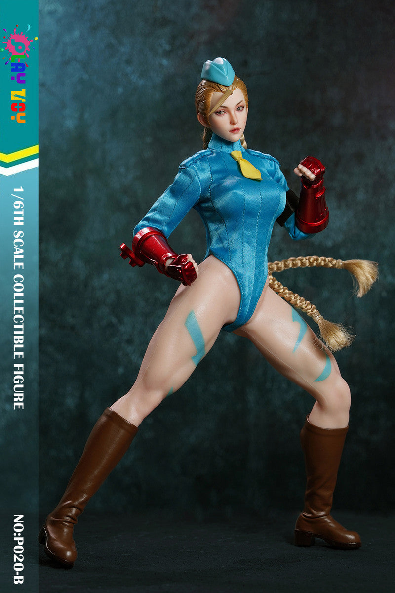 Pedido Figura Female Fighter (Blue) marca Play Toy P020B escala 1/6