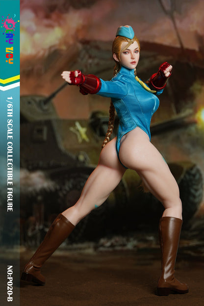 Pedido Figura Female Fighter (Blue) marca Play Toy P020B escala 1/6