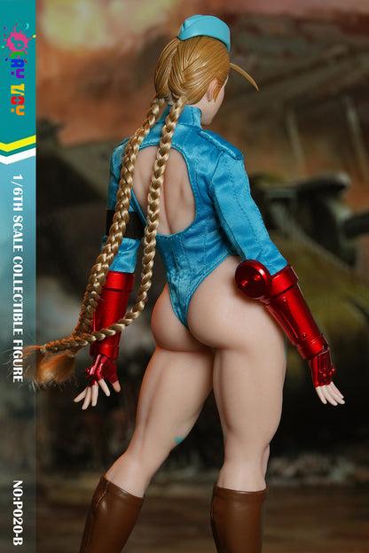 Pedido Figura Female Fighter (Blue) marca Play Toy P020B escala 1/6