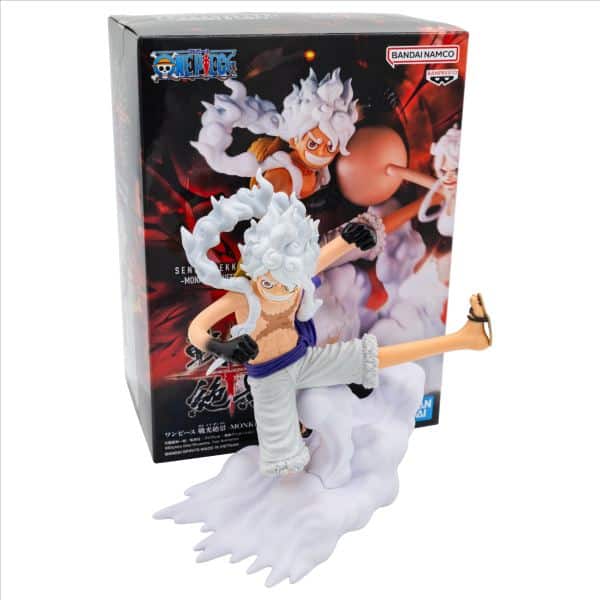 EN STOCK Estatua MONKEY D. LUFFY - SENKOZEKKEI - ONE PIECE - Banpresto marca Bandai Namco