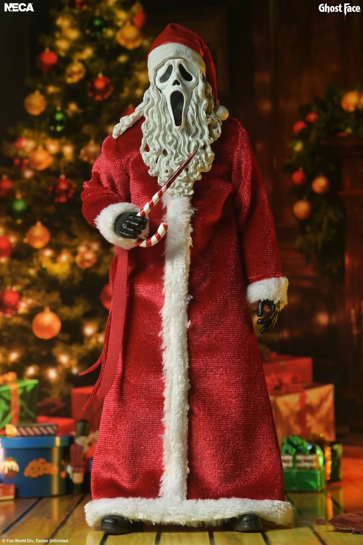 Preventa Figura Ultimate Ghost Face (Santa's Slay) - Ghost Face - marca Neca (7 pulg.)