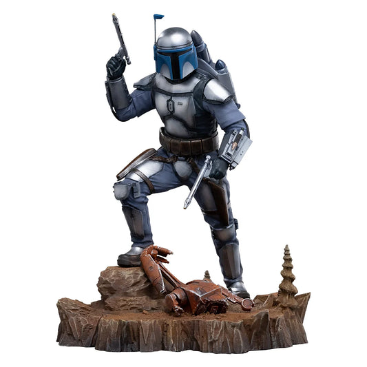Preventa Estatua Jango Fett - Star Wars: Attack of the Clones marca Iron Studios escala de arte 1/10