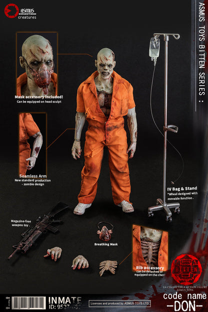 Pedido Figura Zombie DON - The Bitten Series marca Asmus Toys BIT003A escala 1/6