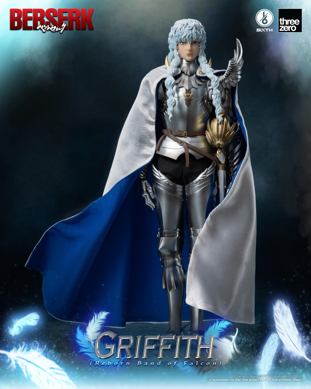 Preventa Figura Griffith (Reborn Band of Falcon) - BERSERK marca Threezero 3Z0094 escala 1/6