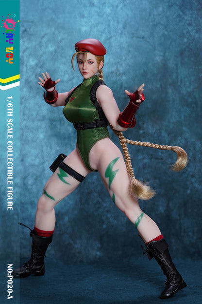 Preventa Figura Female Fighter (Green) marca Play Toy P020A escala 1/6