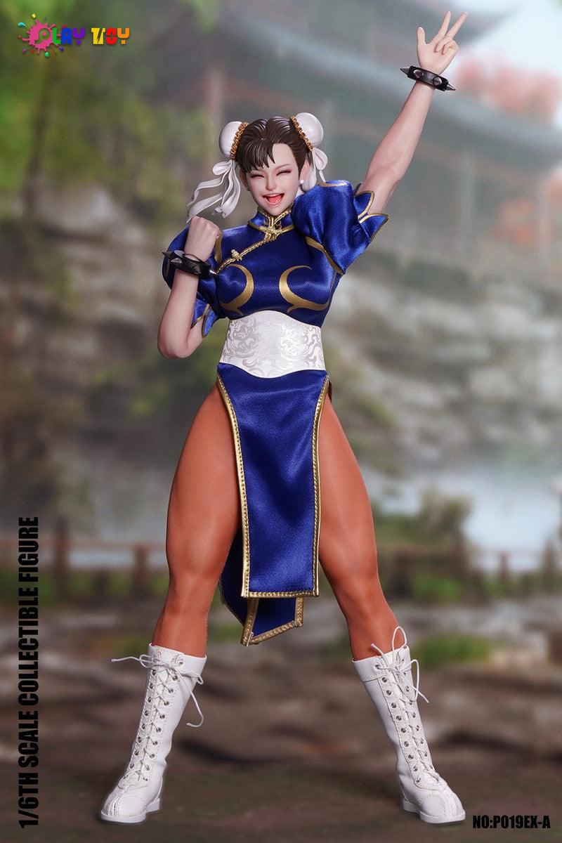 Preventa Figura Fighting Goddess (Blue Cheongsam) marca Play Toy P019EX-A escala 1/6