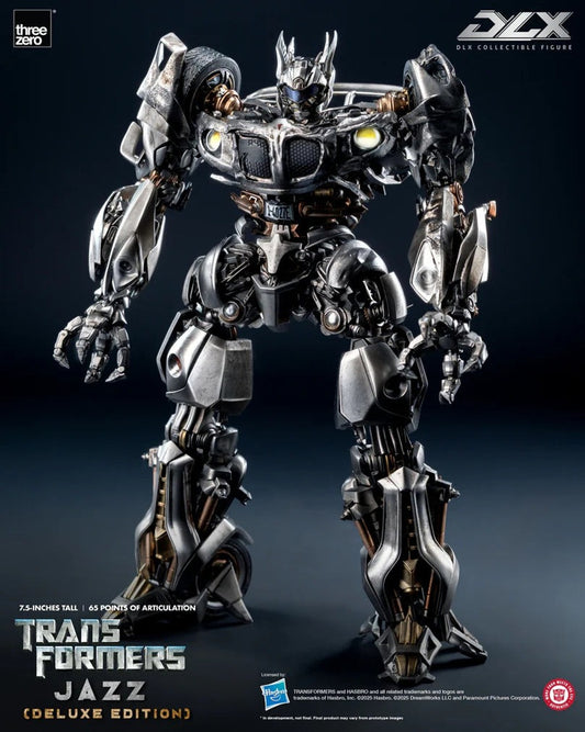 Preventa Figura DLX Jazz (Deluxe version) - Transformers marca Threezero 3Z1046 (19 cm)