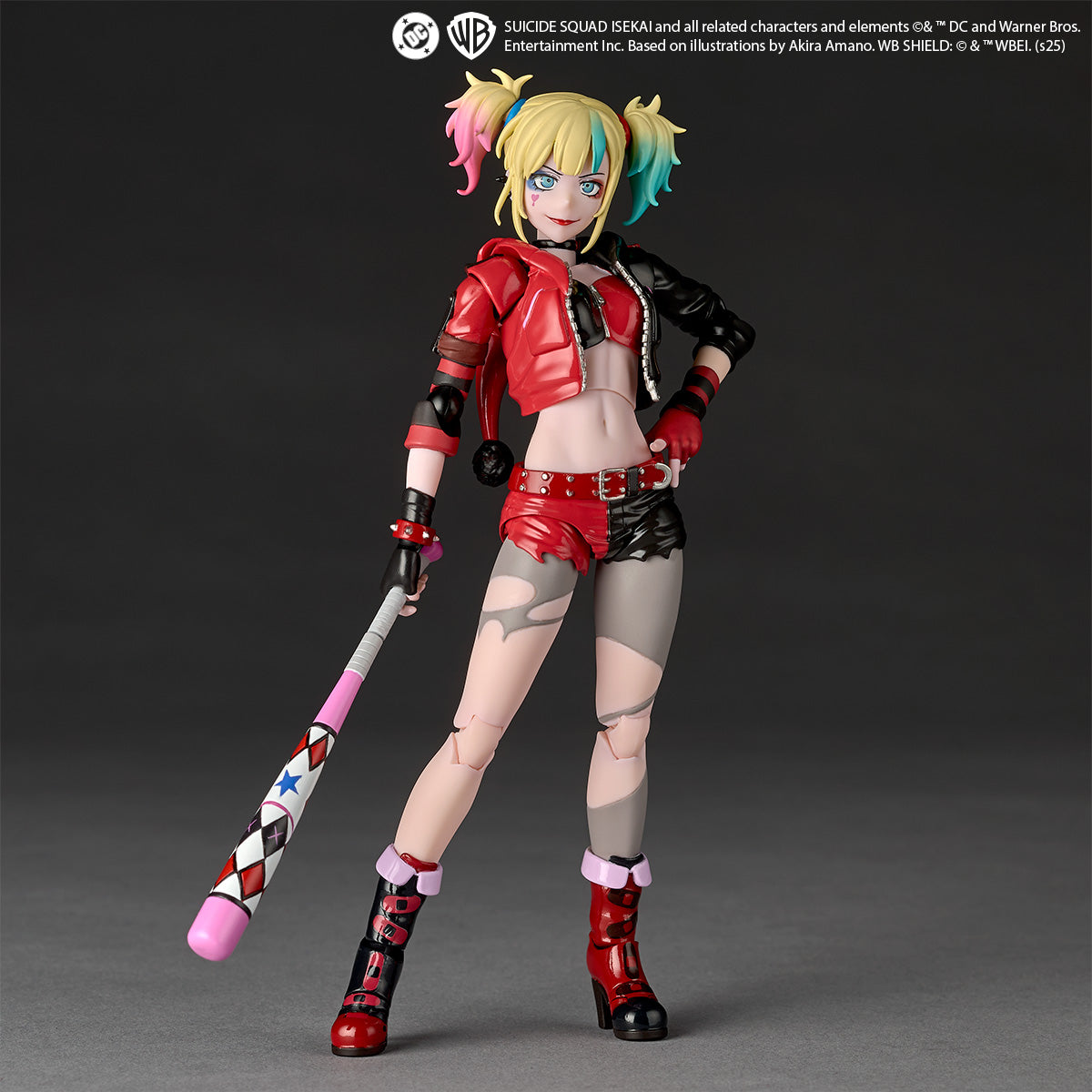 Pedido Figura Harley Quinn - Suicide Squad Isekai - Amazing Yamaguchi Revoltech marca Kaiyodo NR082 escala 1/12