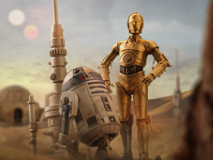 Preventa Estatua C-3PO y R2-D2 (DELUXE) - Star Wars: A New Hope - Limited Edition marca Iron Studios escala de arte 1/10