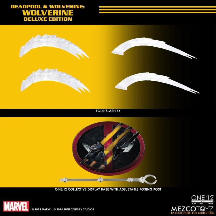 Pedido Figura Wolverine (Deluxe Edition) - Deadpool & Wolverine - One:12 Collective marca Mezco Toyz 76214 escala pequeña 1/12