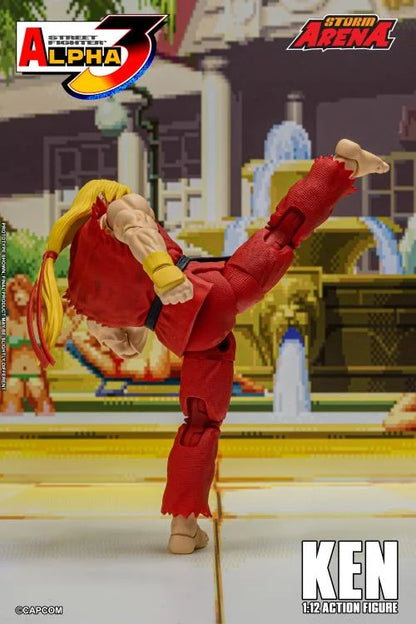 Preventa Figura KEN (Storm Arena) - Street Fighter Alpha 3 marca Storm Collectibles SFSA01 escala pequeña 1/12