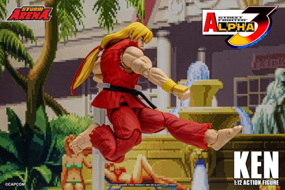 Preventa Figura KEN (Storm Arena) - Street Fighter Alpha 3 marca Storm Collectibles SFSA01 escala pequeña 1/12