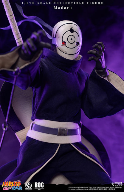 Preventa Figura Madara Uchiha (White Mask Version) - Naruto Shippuden marca Rocket Toys ROC-021 escala 1/6