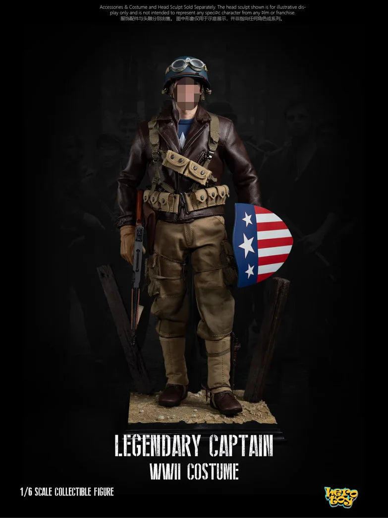 Preventa Set Legendary Captain WWII (Special Version) marca Facepool FPAC003B escala 1/6