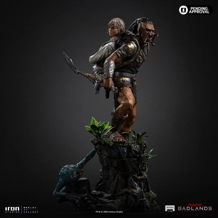 Preventa Estatua Predator Dek & Thia - Predator: Badlands  - Limited Edition marca Iron Studios escala de arte 1/10