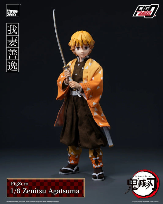 Preventa Figura Zenitsu Agatsuma - Demon Slayer: Kimetsu no Yaiba - FigZero marca Threezero 3Z0699 escala 1/6
