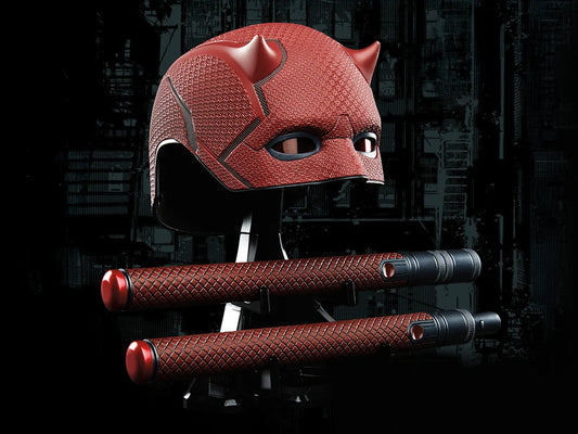 Pedido Casco y Bastones de Daredevil - Daredevil: Born Again - Marvel Legends marca Hasbro escala real 1/1