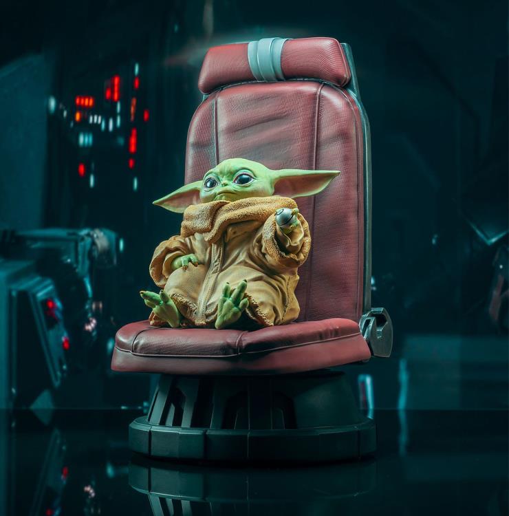 Pedido Estatua Baby Yoda en silla (Edición limitada) (Resina) - The Mandalorian - Premier Collection marca Diamond Select Toys escala 1/2