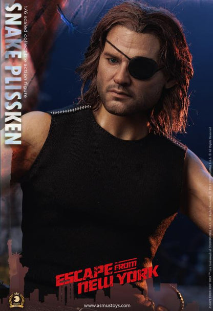 Pedido Figura SNAKE PLISSKEN (versión cabello real) - Escape from New York (1981) - Serie Crown marca Asmus Toys CRW004H escala 1/6
