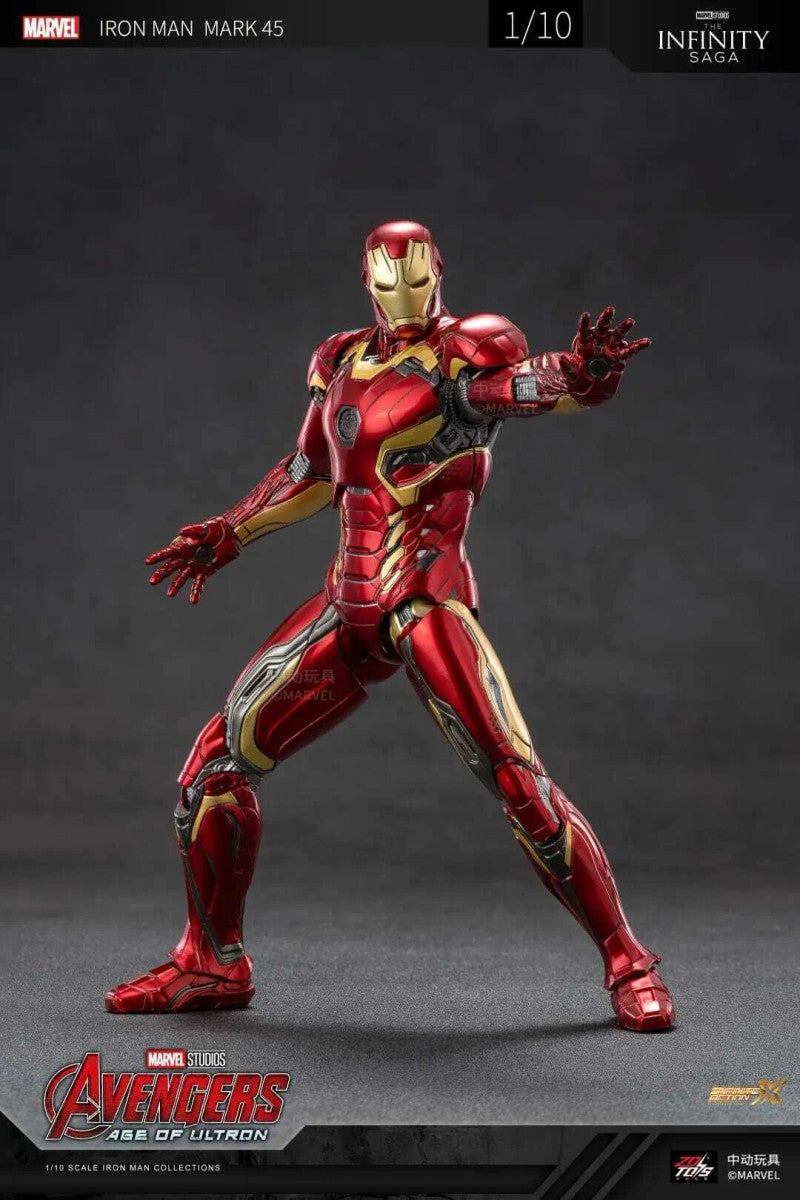 Pedido Figura Iron Man Mark XLV 45 - Avengers Age of Ultron marca ZD Toys escala 1/10 (18 cm)