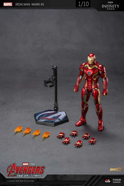 Pedido Figura Iron Man Mark XLV 45 - Avengers Age of Ultron marca ZD Toys escala 1/10 (18 cm)