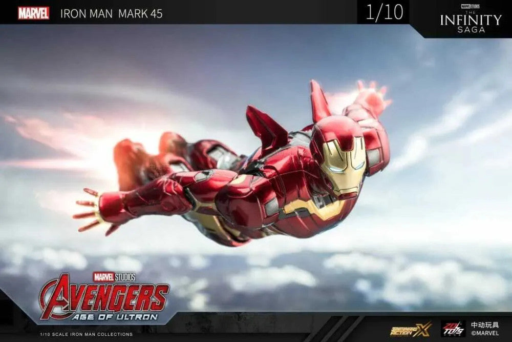 Pedido Figura Iron Man Mark XLV 45 - Avengers Age of Ultron marca ZD Toys escala 1/10 (18 cm)