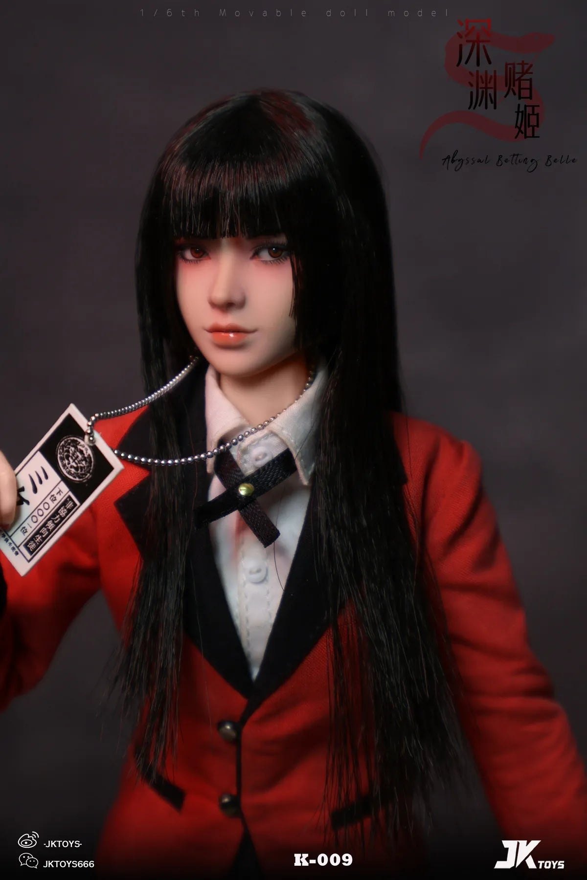 Preventa Figura Yumeko Cosplay - Abyssal Betting Belle marca JKToys K-009 escala 1/6