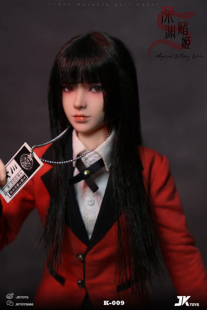 Preventa Figura Yumeko Cosplay - Abyssal Betting Belle marca JKToys K-009 escala 1/6